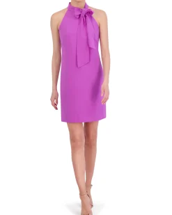 Bow-Neck Dress