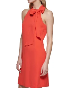 Bow-Neck Dress