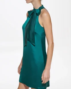 Bow-Neck Dress