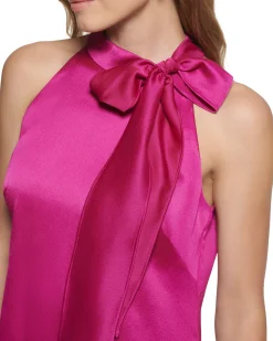 Bow-Neck Dress