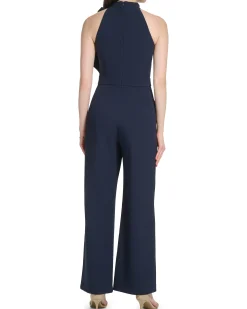 Bow-Neck Halter Jumpsuit