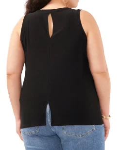 Plus-Size Back Keyhole Tank Top