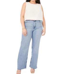 Plus-Size Beaded Sleeveless Blouse