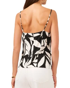 Printed Keyhole Tank Top