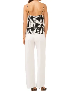 Printed Keyhole Tank Top