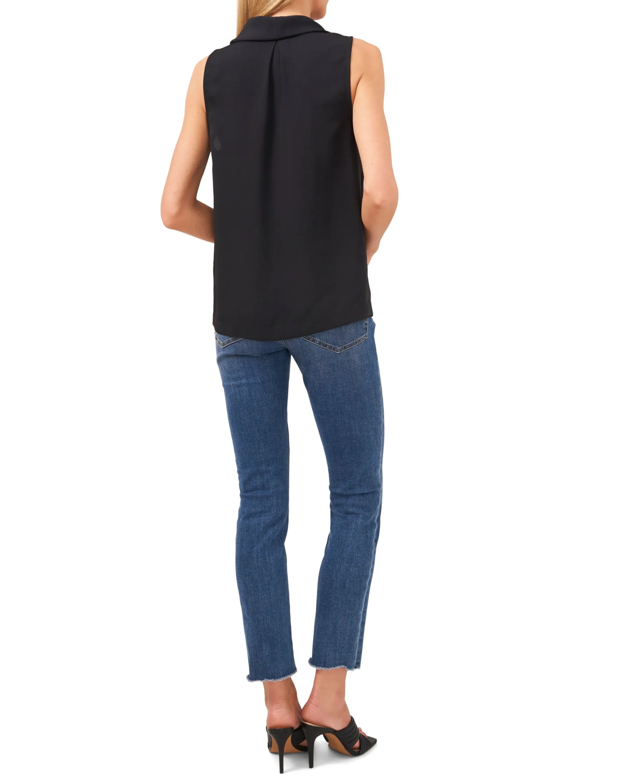 Sleeveless Cowl Neck Top