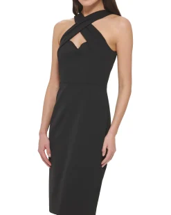 Sleeveless Crisscross Detail Dress