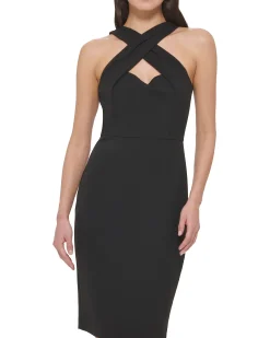 Sleeveless Crisscross Detail Dress