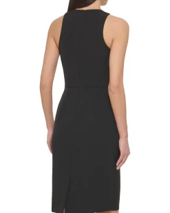 Sleeveless Crisscross Detail Dress