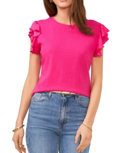Tiered Ruffled Sleeve T-Shirt
