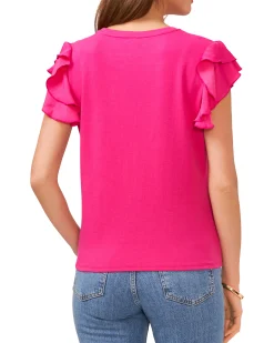 Tiered Ruffled Sleeve T-Shirt