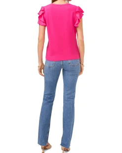 Tiered Ruffled Sleeve T-Shirt