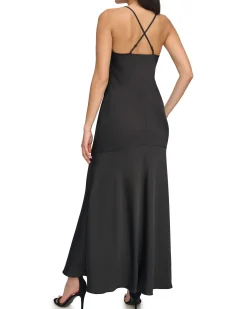 V-Neck Maxi Slip Dress