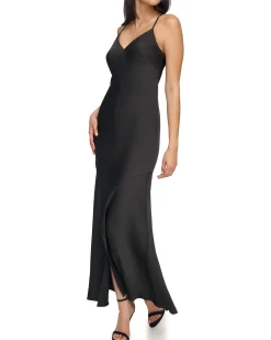 V-Neck Maxi Slip Dress